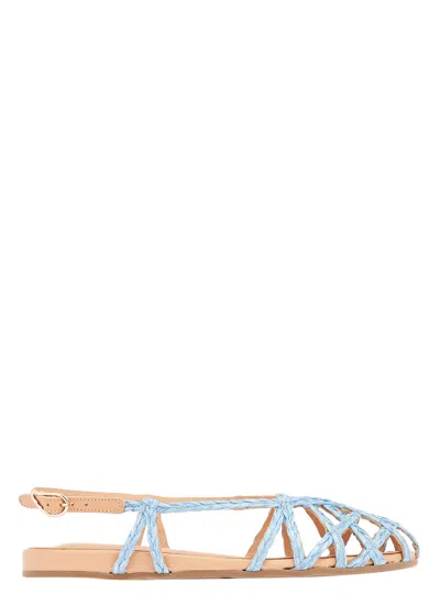 Ancient Greek Sandals Kardia Raffia Sandals In Multi
