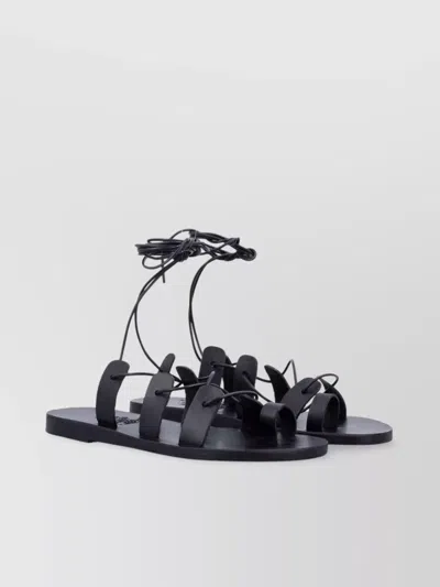 Ancient Greek Sandals Lace-up Flat Sole Strappy Sandals