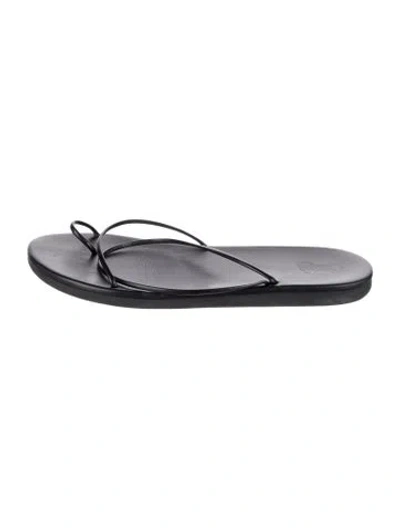 Pre-owned Ancient Greek Sandals Leather In Black