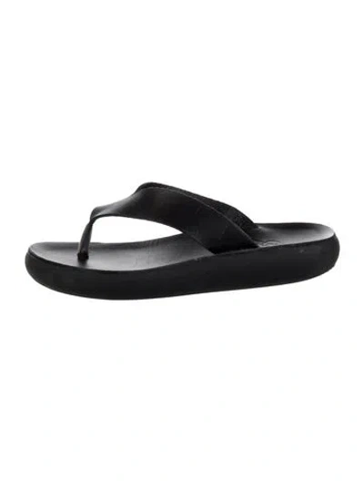 Pre-owned Ancient Greek Sandals Leather In Black