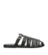 Ancient Greek Sandals "cosmia" Sandals In Black