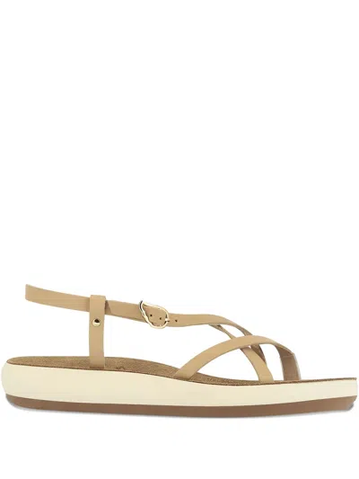 Ancient Greek Sandals Semelecomfortnatural Natural In Animal Print