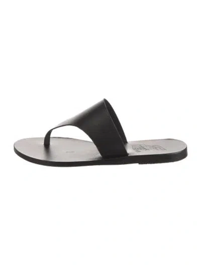 Pre-owned Ancient Greek Sandals Leather Flip Flops In Multi
