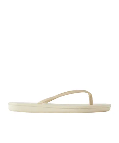 Ancient Greek Sandals Leather Flip Flops In Neutral