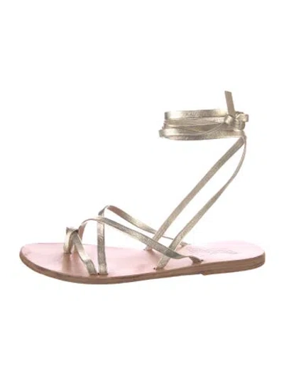 Pre-owned Ancient Greek Sandals Leather Gladiator Sandals