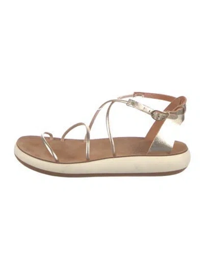 Pre-owned Ancient Greek Sandals Leather Gladiator Sandals