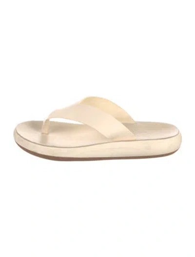 Pre-owned Ancient Greek Sandals Leather In Neutral
