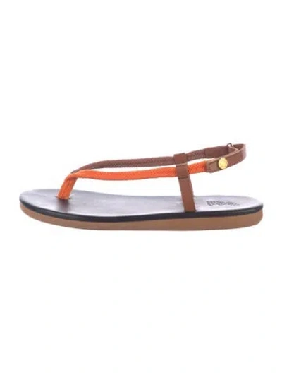Pre-owned Ancient Greek Sandals Leather Sandals In Multi