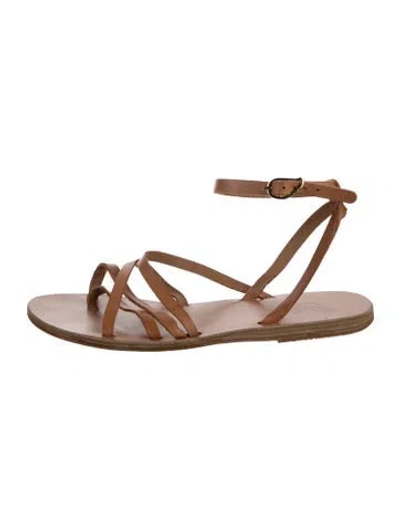 Pre-owned Ancient Greek Sandals Leather Sandals In Neutral