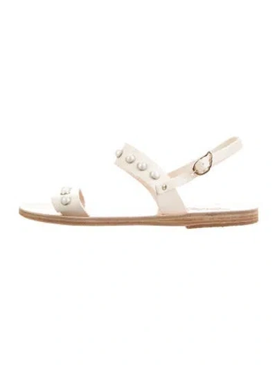 Pre-owned Ancient Greek Sandals Leather Sandals In Neutrals