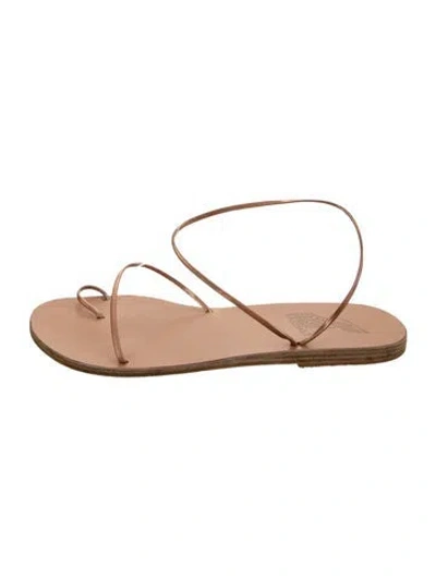 Pre-owned Ancient Greek Sandals Leather Sandals In Neutrals