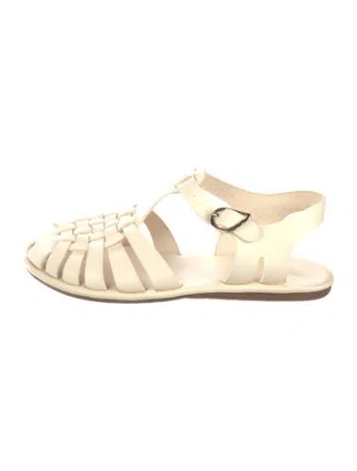 Pre-owned Ancient Greek Sandals Leather Sandals In Neutrals