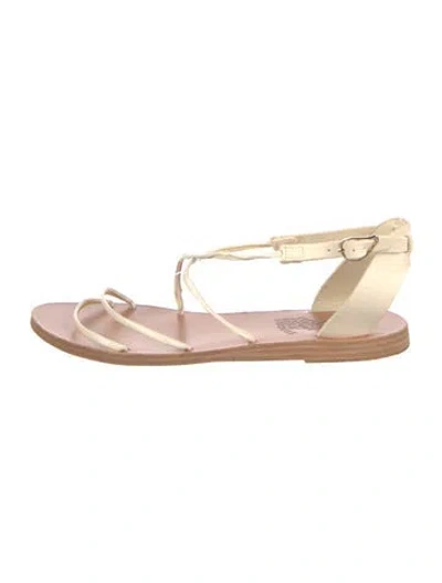 Pre-owned Ancient Greek Sandals Leather Sandals In Pink