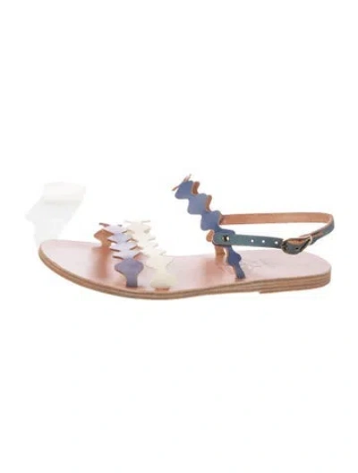 Pre-owned Ancient Greek Sandals Leather Sandals In Pink