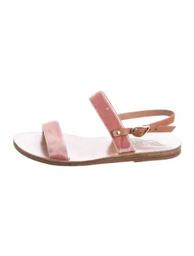 Pre-owned Ancient Greek Sandals Leather Sandals In Pink