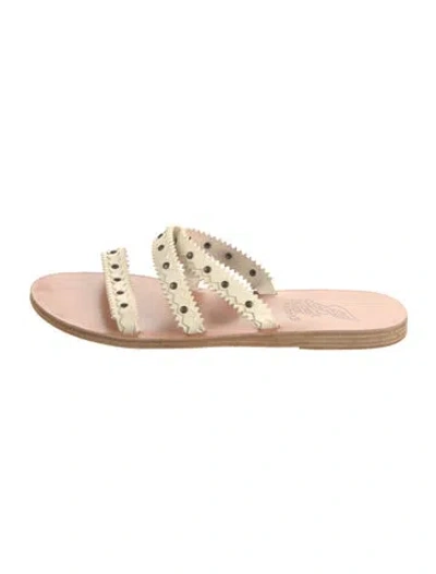 Pre-owned Ancient Greek Sandals Leather Sandals In Pink