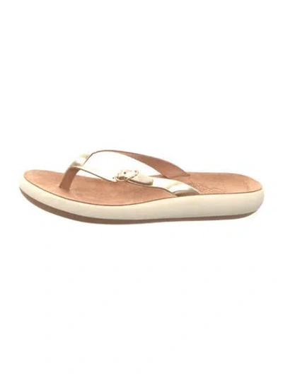 Pre-owned Ancient Greek Sandals Leather Slides