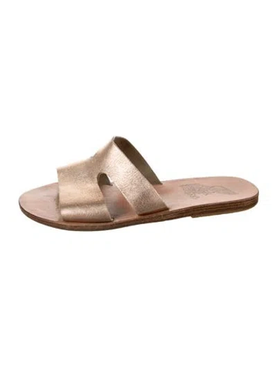 Pre-owned Ancient Greek Sandals Leather Slides