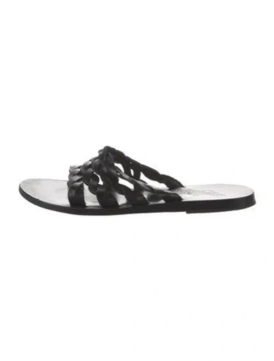 Pre-owned Ancient Greek Sandals Leather Slides In Multi
