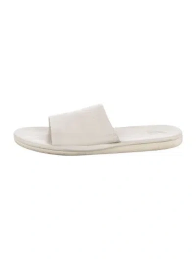 Pre-owned Ancient Greek Sandals Leather Slides In White