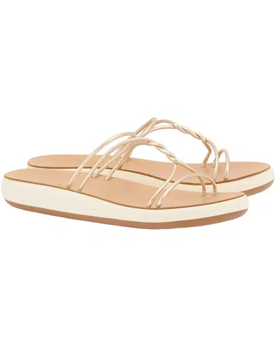 Ancient Greek Sandals Leftheri Comfort Sandal In Silver
