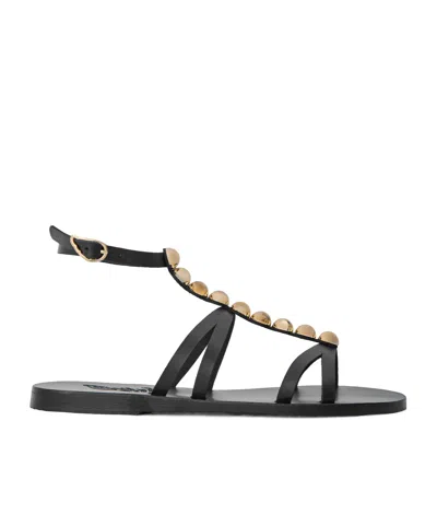 Ancient Greek Sandals Lightweight Flat Sandals In Black