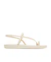Ancient Greek Sandals Logo Flat Sandals In Nude