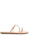 Ancient Greek Sandals Lynx Slides In Neutrals