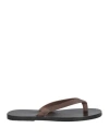 Ancient Greek Sandals Flache Solon Sandalen In Brown