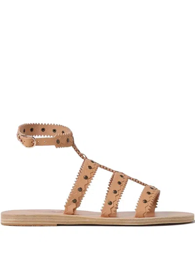ANCIENT GREEK SANDALS MASKA STUDDED SANDALS