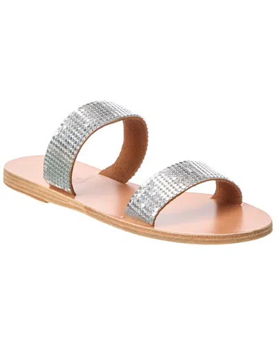 Ancient Greek Sandals Melia Sandal In Silver