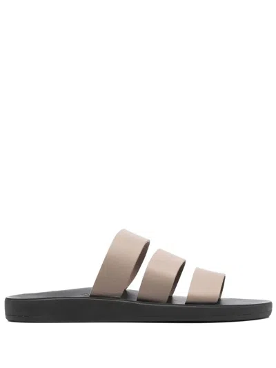 Ancient Greek Sandals Minas Comfort Leather Slides In Neutrals