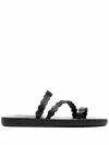 Ancient Greek Sandals Oceanis Open-toe Sandals In Black