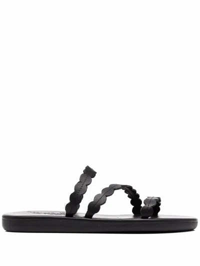 Ancient Greek Sandals Oceanis Open-toe Sandals In Black