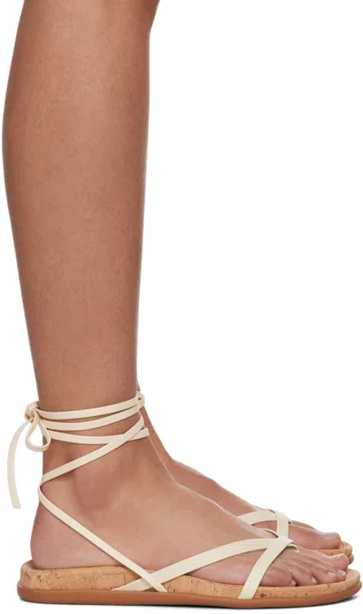 Ancient Greek Sandals Off-white Glykeria Sandals