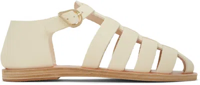 Ancient Greek Sandals Off-white Homeria Sandals In Off White