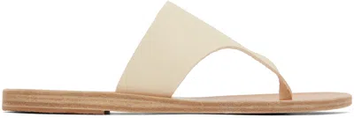 Ancient Greek Sandals Off-white Mera Sandals In Off White