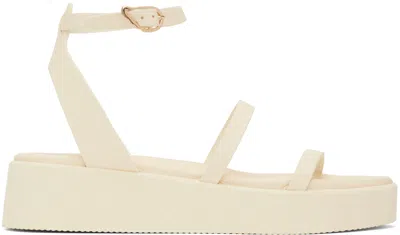 Ancient Greek Sandals Off-white Nassida Sandals