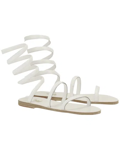 Ancient Greek Sandals Ofis Bridal Sandal In White
