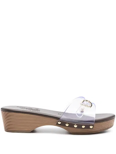 Ancient Greek Sandals Omonia Clogs In White