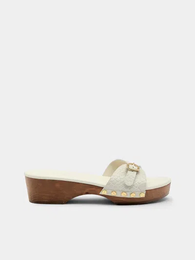 Ancient Greek Sandals Omonia Leather Clogs Size: 39