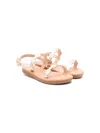 Ancient Greek Sandals Open-toe Leather Sandals In Gold
