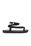 Ancient Greek Sandals Ormi Sandals In Black