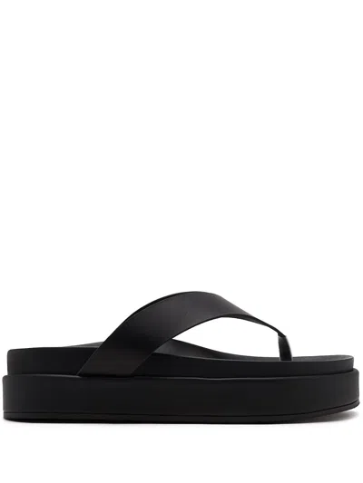 Ancient Greek Sandals Paltform Sandals In Black