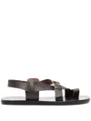 Ancient Greek Sandals Flache Paris Sandalen In Braun