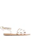 Ancient Greek Sandals Pisida Leather Sandals In Gold