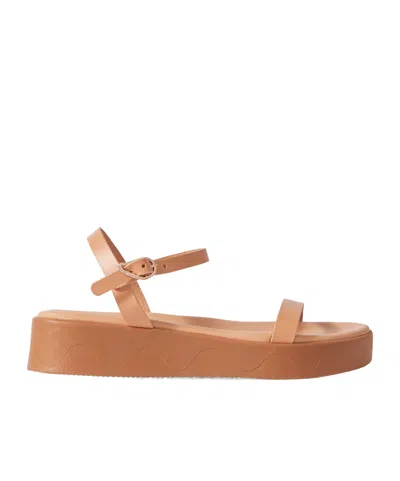 Ancient Greek Sandals Platform Sandals In Brown