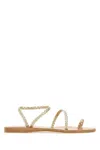 Ancient Greek Sandals Eleftheria Ivory Braided Straps Sandals Women In Off White