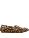 Ancient Greek Sandals Pliaria Leopard-print Boat Shoes In Animal Print