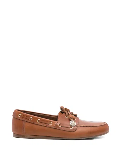 Ancient Greek Sandals Pliaria Oily Derby Shoes In Brown